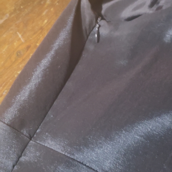 Emma & Michele One Shoulder Dress Metal Detail - Picture 5 of 7